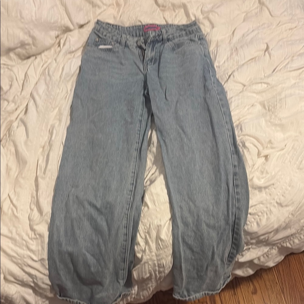 Edikted Boyfriend Blue Jeans Relaxed Fit
